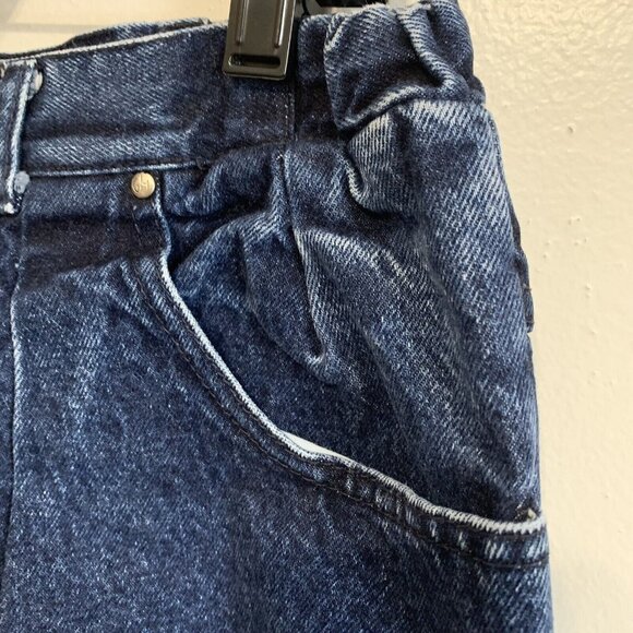 Geoffrey Hunter Women’s Sz 16W High Waist Pleated Jeans Blue Tapered Vintage 80s - Picture 7 of 12